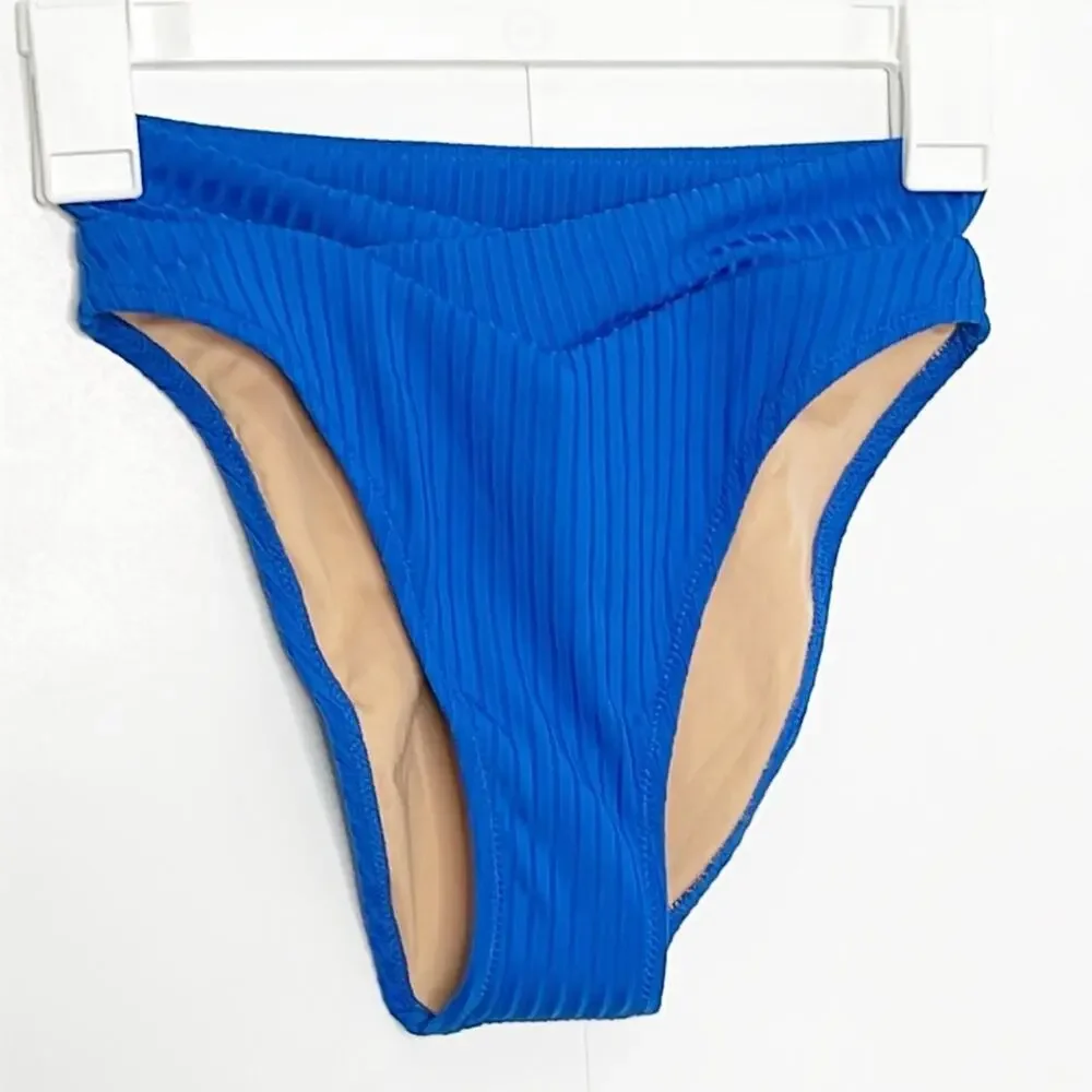 NWT J.Crew Wide-rib crossover cheeky bottom